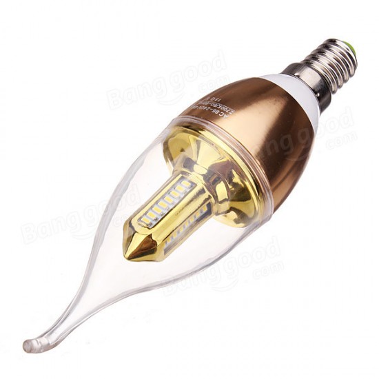 E14 4W Warm White SMD3014 LED Candle Light Lamp Bulbs 85-265V