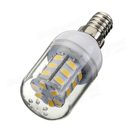 E14 4W White/Warm White 5730 SMD 27 LED Corn Light Bulb 110V