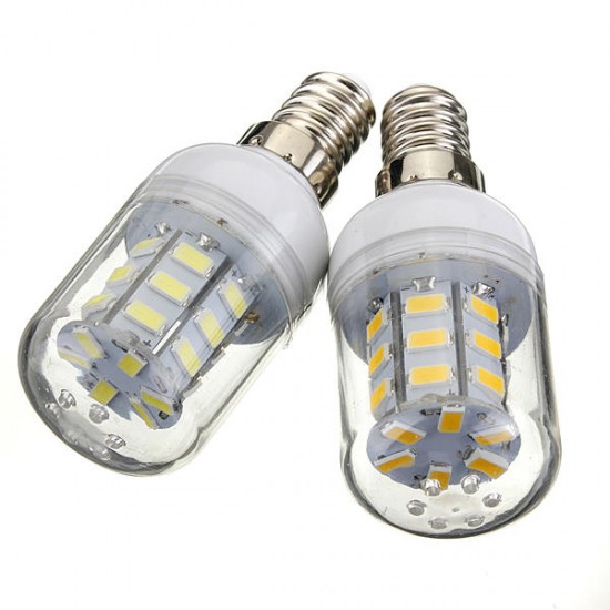 E14 4W White/Warm White 5730 SMD 27 LED Corn Light Bulb 12V
