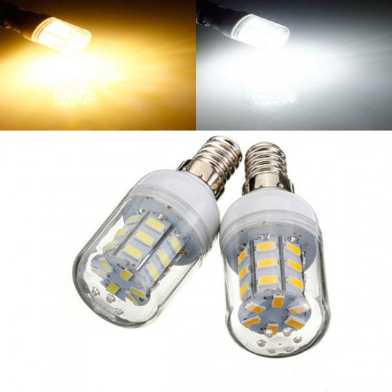 E14 4W White/Warm White 5730 SMD 27 LED Corn Light Bulb 12V