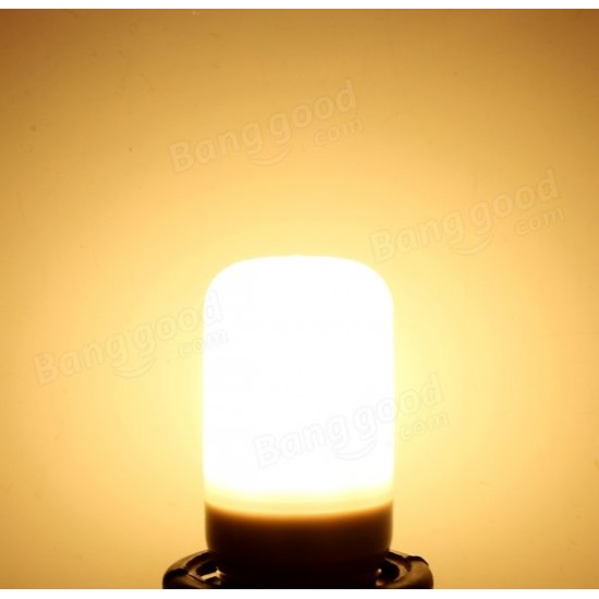 E14 4W White/Warm White 5730SMD LED Corn Bulb Light Ivory Cover 220V