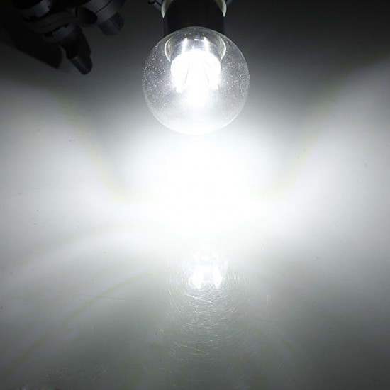 E14 4W White/Warm White Glass LED Globe Bulb Light AC 110-240V