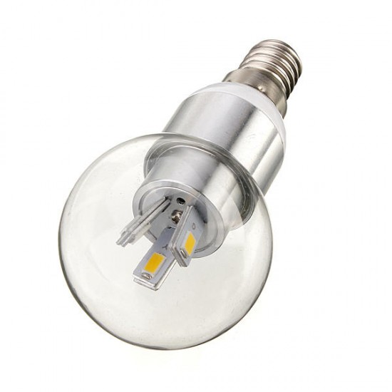 E14 4W White/Warm White Glass LED Globe Bulb Light AC 110-240V E14 4W White/Warm White Glass LED Globe Bulb Light AC 110-240V