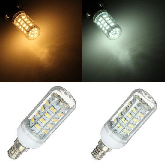 E14 5W 66 SMD 3528 LED High Power Spot Down Light Lamp Bulb 220V