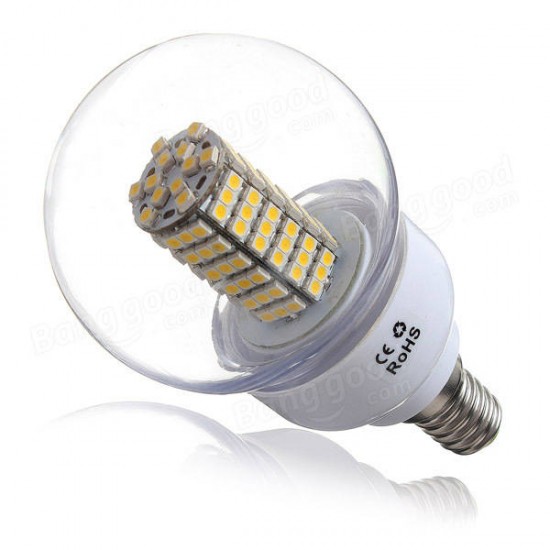 E14 5W Warm White 120 SMD 3528 LED Globular Light Lamp Bulb AC185-265V E14 5W Warm White 120 SMD 3528 LED Globular Light Lamp Bulb AC185-265V