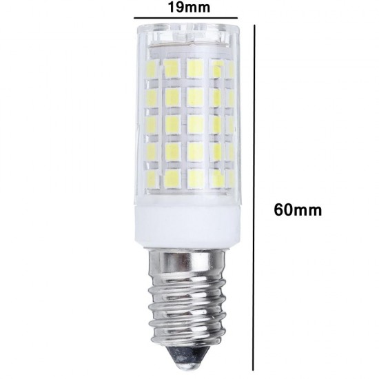 E14 7W 2835 No Stroboscopic 64LED Ceramic Corn Light Bulb for Indoor Home Decoration AC110-240V