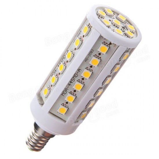 E14 7W 660LM Warm White 44 SMD 5050 LED Energy Saving Bulb 220V