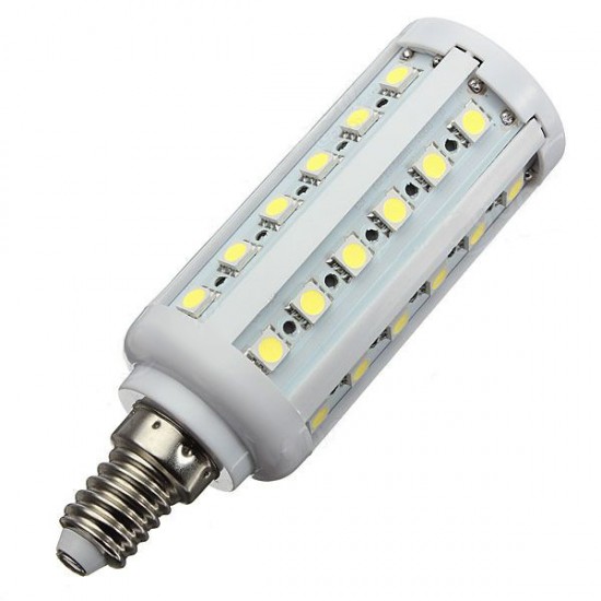 E14 7W Warm White/White 44 SMD 5050 110V LED Corn Light Bulb