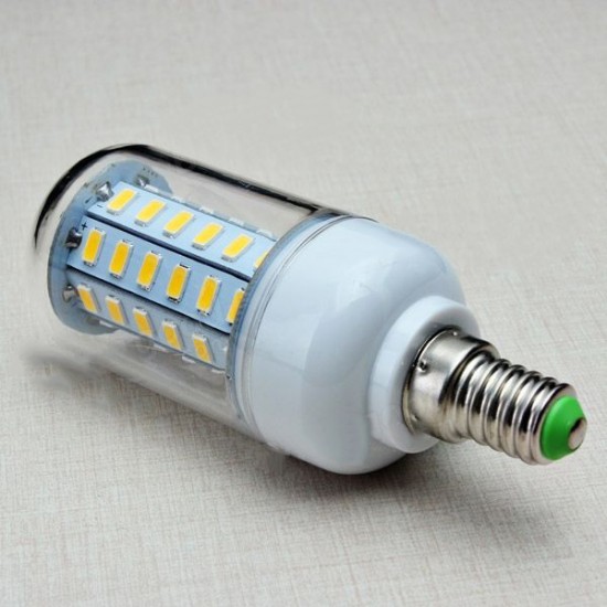 E14 8W 1300LM 60SMD 5730 LED Corn Light Bulb AC 110-130V