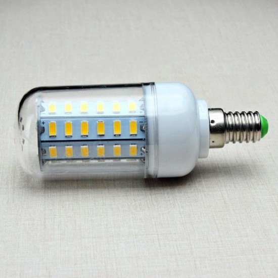 E14 8W 1300LM 60SMD 5730 LED Corn Light Bulb AC 110-130V