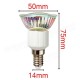 E14 LED Bulb 3W AC 110V 48 SMD 3528 White/Warm White Spot Light