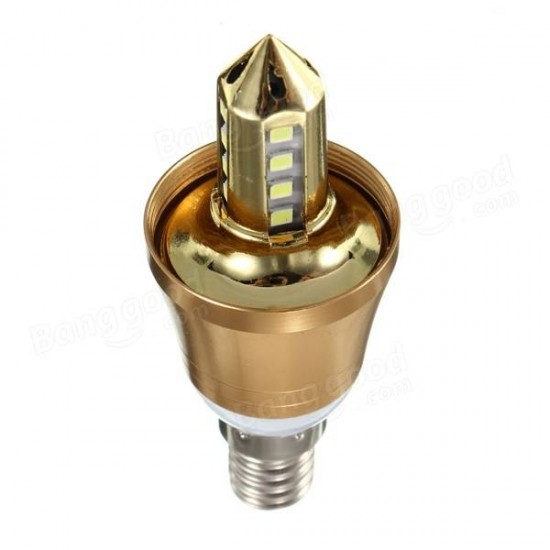 E14 LED Bulb 4W SMD 2835 16 Pure White/Warm White Candle Flame Down Light Lamp AC 85-265V