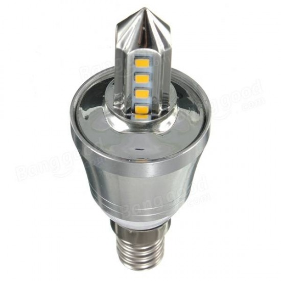 E14 LED Candle 16 SMD 2835 Pure White/Warm White Chandelier Bulb Light Lamp AC 85-265V