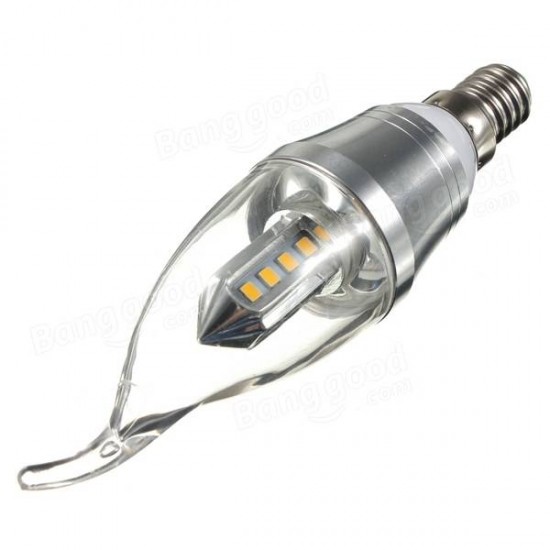 E14 LED Candle 16 SMD 2835 Pure White/Warm White Chandelier Bulb Light Lamp AC 85-265V