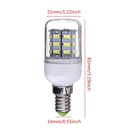 E14 LED Corn Light Bulb Warm White 3.5W 5730 SMD 360° Indoor Home Lamp AC110V