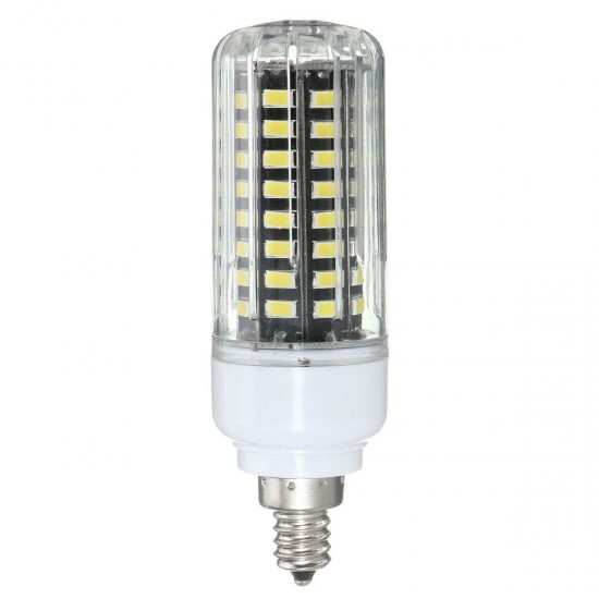 E17 E14 E12 G9 GU10 7W 72 SMD 5730 LED Pure White Warm White Natural White Cover Corn Bulb AC85-265V