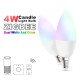 GL-B-001Z AC100-240V RGBCCT E14 4W LED Candle Bulb Work with Amazon Echo Plus