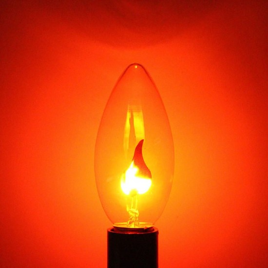 Lot RED E14 3W Retro Chandelier Fire Candle Light Flame Edison Bulb Lamp AC220V Lot RED E14 3W Retro Chandelier Fire Candle Light Flame Edison Bulb Lamp AC220V