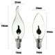 Lot RED E14 3W Retro Chandelier Fire Candle Light Flame Edison Bulb Lamp AC220V