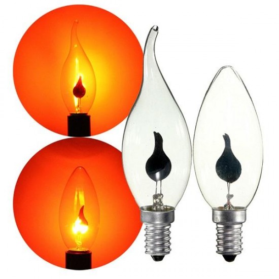 Lot RED E14 3W Retro Chandelier Fire Candle Light Flame Edison Bulb Lamp AC220V Lot RED E14 3W Retro Chandelier Fire Candle Light Flame Edison Bulb Lamp AC220V