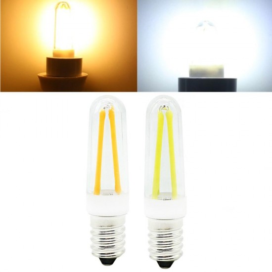 Mini Dimmable E14 4W COB LED Filament Lamp Light Bulb Replace Halogen Lamp AC110V/220V