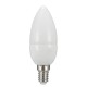 ZX E14 5W 12 SMD 2835 LED Pure White Warm White Candle Light Lamp Bulb AC220-240V