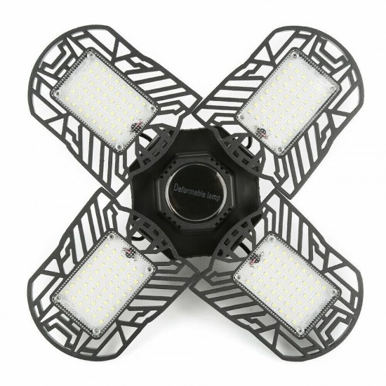 100W E27 LED Garage Light Bulb Deformable Foldable 4-Leaves Workshop Ceiling Lamp AC85-265V 100W E27 LED Garage Light Bulb Deformable Foldable 4-Leaves Workshop Ceiling Lamp AC85-265V