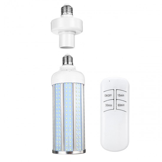 100W UV Germicidal Lamp E27 UVC LED Bulb Ddisinfection Light with Timing Remote Control AC110V/220V