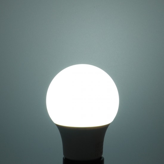 10PCS 5W E27 A60 LED Globe Light Bulb Pure White No Flicker Home Lamp AC85-265V