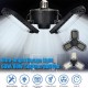 15/60/80W 96/300LED Deformable LED Garage Ultra-Bright Lights Garage Ceiling Light Adjustable E26/E27 LED Work Light Bulbs with 2/3 Leaves Die-cast Aluminum/Plastic Optional