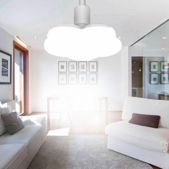 15W 18W 24W 36W E27 Pure White LED Ceiling Light Bulb Plum Blossom Shaped Lamp AC180-240V