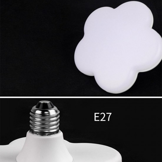 18W Plum Blossom Shaped E27 LED Bulb Ceiling Light Downlight Lamp for Indoor Home Bedroom AC180-240V