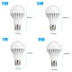 220V 3W 5W 7W 9W 120° E27 2835SMD LED Globe Bulb Light Voice Light Control Lamp