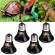 220V Mini Black Ceramic Heat Infrared Emitter Lamp Bulb for Reptile Pet Brooder 25W/50W/75W/100W