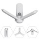 2/3 Leafs LED Foldable Garage Light E26/E27 Deformable Ceiling Fixture Lights Shop Workshop Lamp