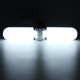 2PCS E27 56*2 LED Garage Light Bulb 2 Blades Foldable Mining Warehouse Ceiling Fan Lamp AC165-265V