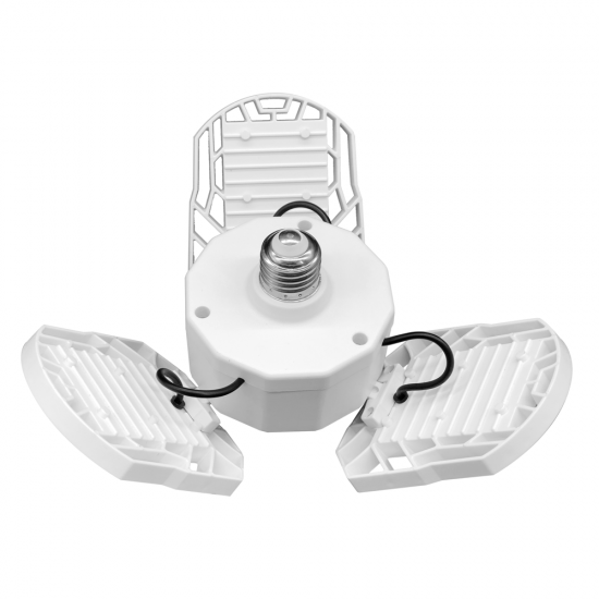 30W 45W 60W E27 LED Bulb Deformable Garage Ceiling Light Ultra-Bright Adjustable Lighting