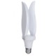 30W 56Pcs 2835LEDs E27 Screw Fan Blade Folding Adjustable Deformation Ceiling Lamp LED Cold White 6500K Garage Light Bulb Restaurant Lighting