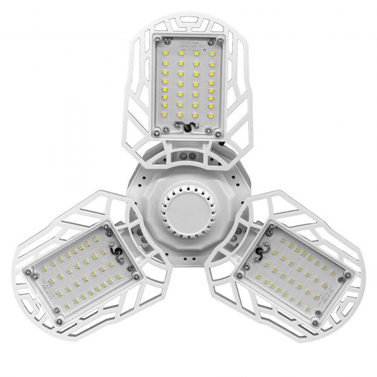 30W/45W/60W/80W E27 Radar Sensor LED Garage Light Bulb Deformable Ceiling Fixture Workshop Lamp AC85-265V 30W/45W/60W/80W E27 Radar Sensor LED Garage Light Bulb Deformable Ceiling Fixture Workshop Lamp AC85-265V