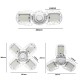 30W/45W/60W/80W E27 Radar Sensor LED Garage Light Bulb Deformable Ceiling Fixture Workshop Lamp AC85-265V 30W/45W/60W/80W E27 Radar Sensor LED Garage Light Bulb Deformable Ceiling Fixture Workshop Lamp AC85-265V