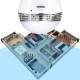 360° Panoramic HD Wireless Camera Wifi Light Bulb 1080P SecurityW / Memory