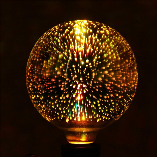 3D E27 4W G125 Retro LED Edison Light Decorative Home Lamp Bulb AC85-265V
