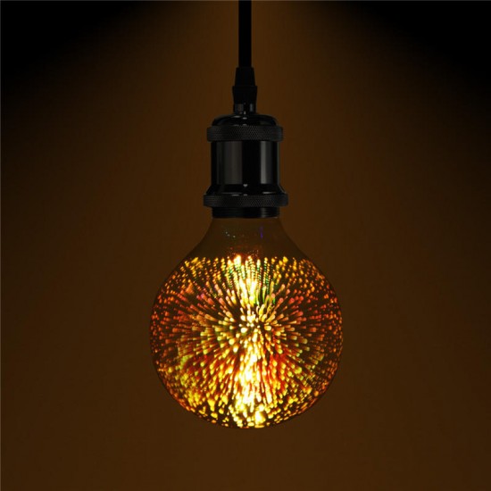 3D Fireworks E27 G80 LED Retro Edison Decorative Light Lamp Bulb AC85-265V 3D Fireworks E27 G80 LED Retro Edison Decorative Light Lamp Bulb AC85-265V