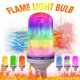 3W E27 99LED Flame Effect Flickering Fire Light Bulb AC85-265V KTV Party Decoration Lamp Blue/Red/Pink/Green/RGB Light