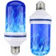 3W E27 99LED Flame Effect Flickering Fire Light Bulb AC85-265V KTV Party Decoration Lamp Blue/Red/Pink/Green/RGB Light