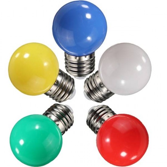 3W E27 Colorful Party 3 LED Bulb 2835 SMD Light Energy-saving Lamps AC 220V