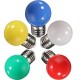 3W E27 Colorful Party 3 LED Bulb 2835 SMD Light Energy-saving Lamps AC 220V
