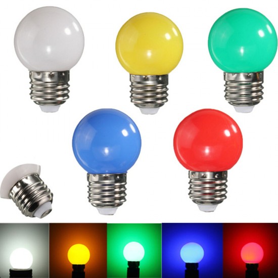 3W E27 Colorful Party 3 LED Bulb 2835 SMD Light Energy-saving Lamps AC 220V