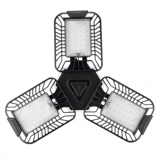 40/60W Deformable Garage Light Ultra-Bright E27 Trilight Lamp Set with 3 Panels 40/60W Deformable Garage Light Ultra-Bright E27 Trilight Lamp Set with 3 Panels
