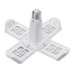 40W 4 Blades E27 LED Bulb Square Folding Pendant Garage Lamp Home Hotel Decor 85-265V/165-265V 40W 4 Blades E27 LED Bulb Square Folding Pendant Garage Lamp Home Hotel Decor 85-265V/165-265V